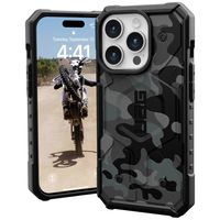 Urban Armor Gear Pathfinder SE MagSafe Backcover Apple iPhone 15 Pro Camouflage, Midnight MagSafe compatible - thumbnail