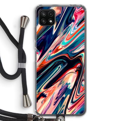 Quantum Being: Samsung Galaxy A22 5G Transparant Hoesje met koord