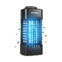 Muggenlamp - Vliegenlamp - UV-Insectenlamp - Elektrisch 4 Watt geschikt voor 20 m² - 1000 volt - Voor binnen - Zwart