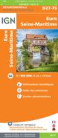 Wegenkaart - landkaart D27-76 Eure - Seine-Maritime | IGN - Institut Géographique National