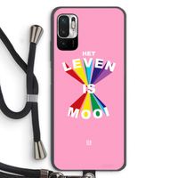 Het Leven Is Mooi: Xiaomi Redmi Note 10 5G Transparant Hoesje met koord