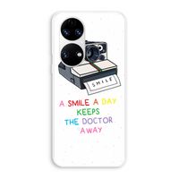 Smile: Huawei P50 Transparant Hoesje