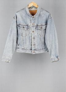 Levi&apos;s Blue vintage denim jacket in size S for Unisex