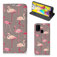 Samsung Galaxy M31 Hoesje maken Flamingo
