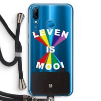Het Leven Is Mooi: Huawei P20 Lite Transparant Hoesje met koord