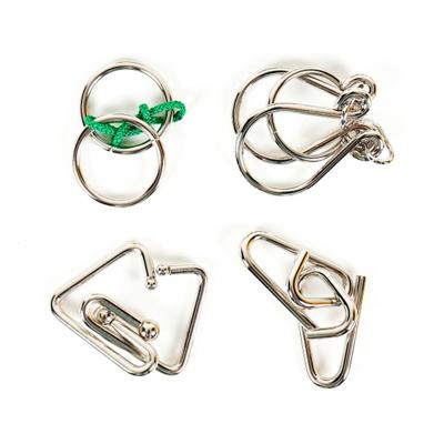 Eureka Metalen breinpuzzels junior, 4st.