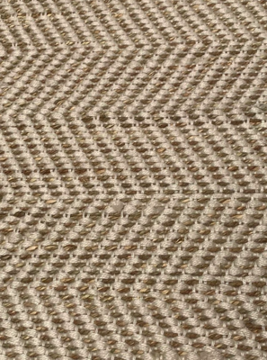 Gangloper zeegras naturel en creme 80x200