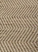 Gangloper zeegras naturel en creme 80x200