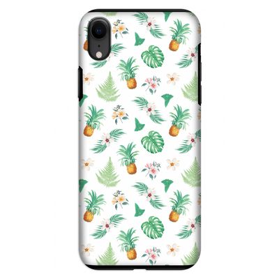 Ananas bladeren: iPhone XR Tough Case
