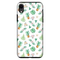 Ananas bladeren: iPhone XR Tough Case