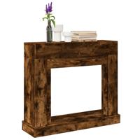 Haardombouw 100x30x87,5 cm bewerkt hout gerookt eikenkleurig