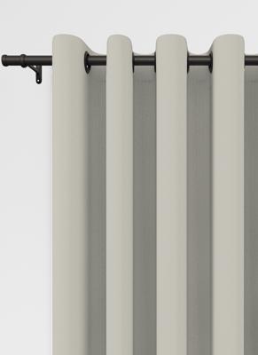 Lipalu ringgordijn - Wit met ringen Lipalu ringgordijn - Wit met ringen