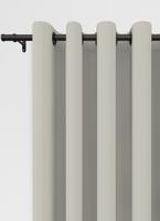 Lipalu ringgordijn - Wit met ringen