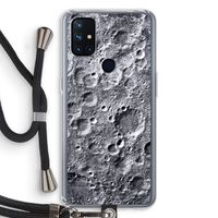 Maanlandschap: OnePlus Nord N10 5G Transparant Hoesje met koord