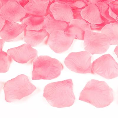 Rozenblaadjes snippers - lichtroze - 500x stuks - Bruiloft decoratie - Feestartikelen