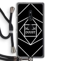 Negenduust geometrisch: Sony Xperia XZ2 Transparant Hoesje met koord