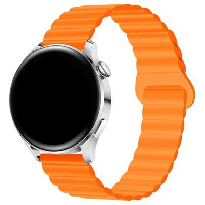 Samsung Galaxy Watch 6 Magnetische Siliconen Band - Oranje Samsung Galaxy Watch 6 Magnetische Siliconen Band - Oranje