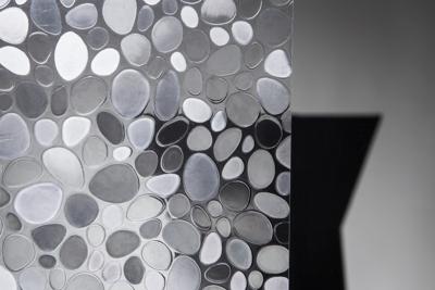 Stones statische raamfolie transparant - 45 cm x 1,5 mtr Stones statische raamfolie transparant - 45 cm x 1,5 mtr