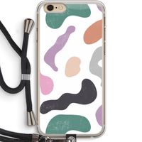 Memphis Shapes: iPhone 6 PLUS / 6S PLUS Transparant Hoesje met koord