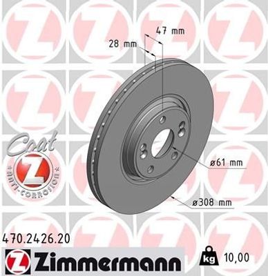 Remschijf Coat Z 470242620