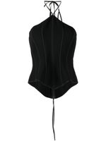 Maticevski haut Intuit Bustier - Noir - thumbnail