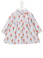 Bobo Choses robe à fleurs en all over - Gris