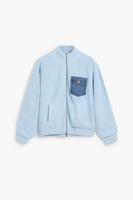 Gebreide trui met dubbele rits - BLUE - M