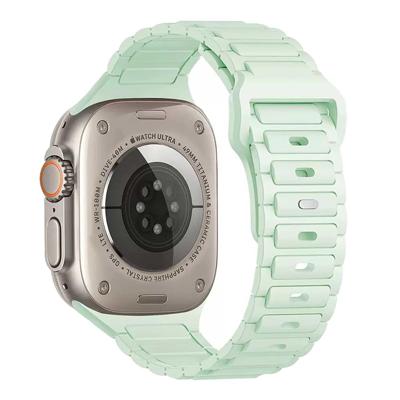 Apple Watch Bandje Raveo - Siliconen - Mintgroen - 44, 45, 46 & 49mm Apple Watch Bandje Raveo - Siliconen - Mintgroen - 44, 45, 46 & 49mm