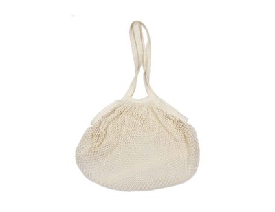 Ah! Table! Boodschappentas katoen - lange hengsels - wit