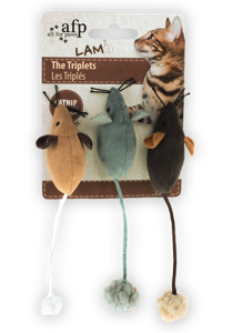 AFP Lambswool-The Triplets Catnip