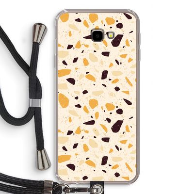 Terrazzo N°13: Samsung Galaxy J4 Plus Transparant Hoesje met koord
