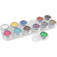 Grimas schmink - schminkpalet, diverse kleuren, 12x2.50 ml/ 1 stuk Grimas schmink - schminkpalet, diverse kleuren, 12x2.50 ml/ 1 stuk