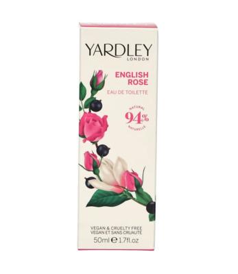 Yardley London english rose eau de toilette 50ml