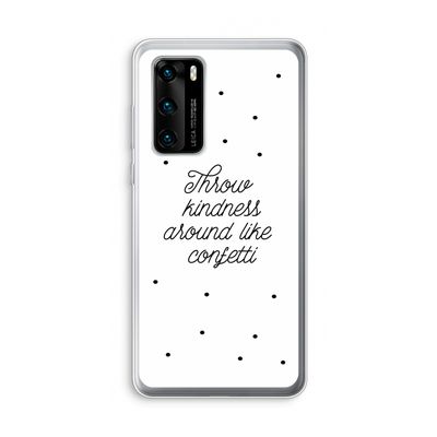 Confetti: Huawei P40 Transparant Hoesje