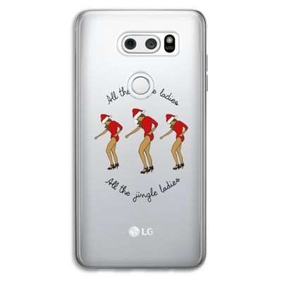 Jingle Ladies: LG V30 Transparant Hoesje