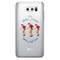 Jingle Ladies: LG V30 Transparant Hoesje
