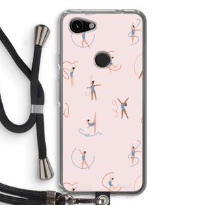 Dancing #3: Pixel 3a Transparant Hoesje met koord