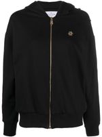 Philipp Plein hoodie zippé à détails de clous - Noir - thumbnail