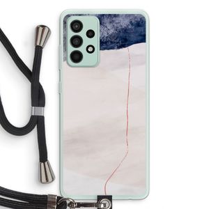 Stone White: Samsung Galaxy A52s 5G Transparant Hoesje met koord