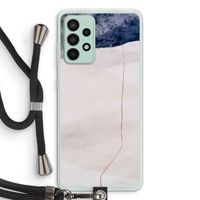 Stone White: Samsung Galaxy A52s 5G Transparant Hoesje met koord