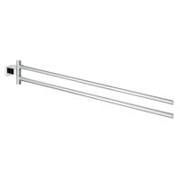 GROHE Essentials Cube Handdoekhouder - 43.9cm - dubbel - draaibaar - chroom 40624001