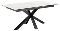 Eettafel Durgan Keramiek Wit Uitschuifbaar 170/210cm - Giga Living - thumbnail