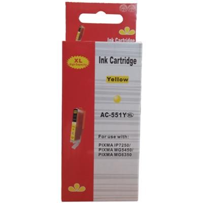 Huismerk Canon CLI-551Y XL cartridge geel