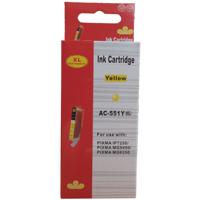 Huismerk Canon CLI-551Y XL cartridge geel