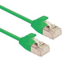 ROLINE F/UTP DataCenter Patchkabel Cat.6A (Class EA), LSOH, extra dun, groen, 0,3 m - thumbnail