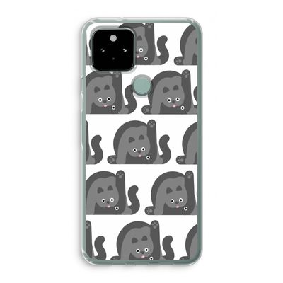 Cats: Google Pixel 5 Transparant Hoesje
