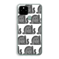 Cats: Google Pixel 5 Transparant Hoesje