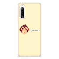 Sony Xperia 10 IV Telefoonhoesje met Naam Monkey