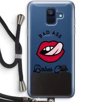 Badass Babes Club: Samsung Galaxy A6 (2018) Transparant Hoesje met koord
