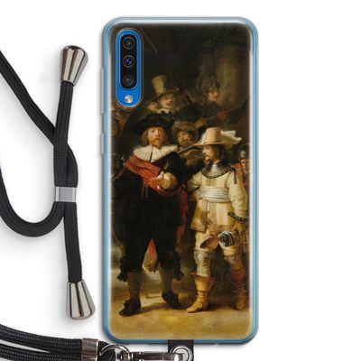 De Nachtwacht: Samsung Galaxy A50 Transparant Hoesje met koord